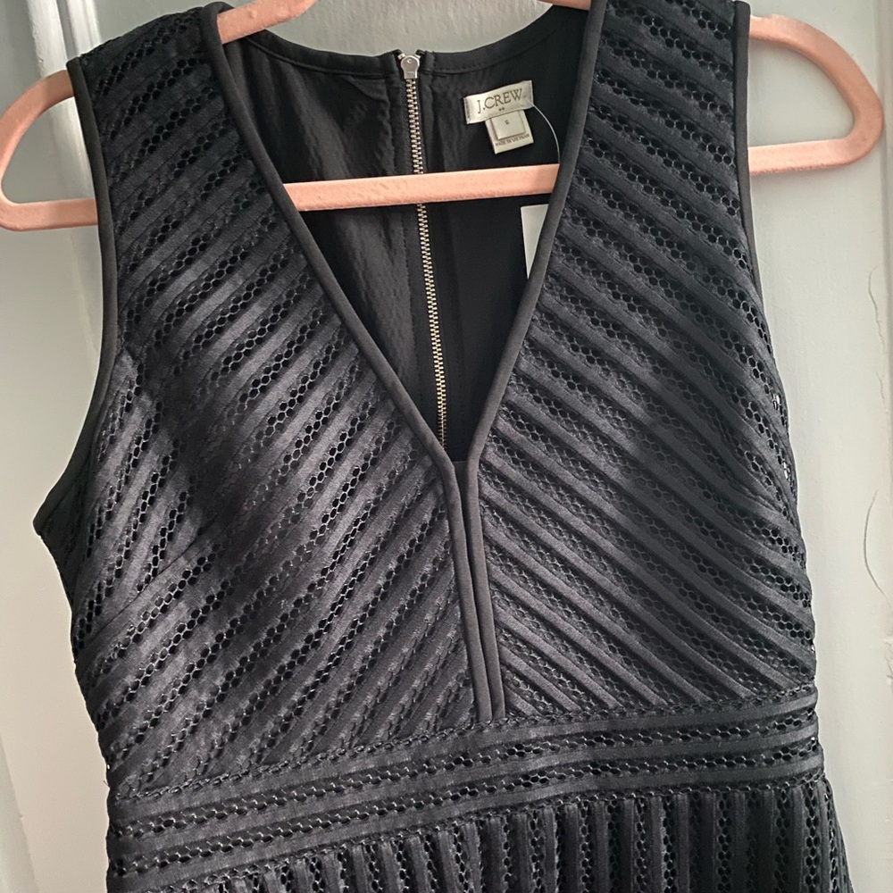 *NEW* J. Crew Black A-Line Dress